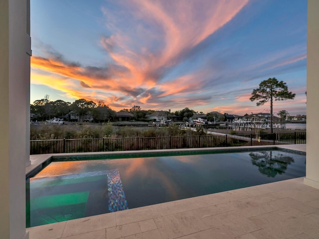 330 Kelly Plantation Dr, Destin, FL 32541 - view of swimming pool featuring a fenced backyard, a patio, and a pool with connected hot tub