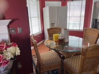 view of dining area