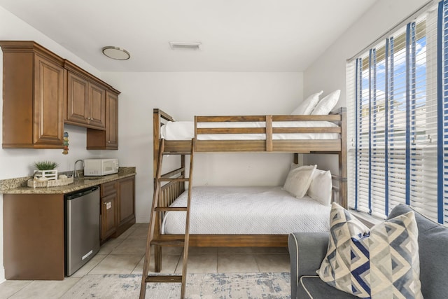 view of tiled bedroom