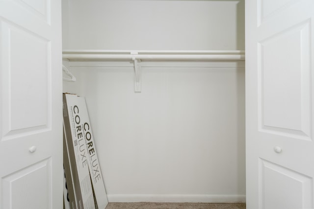 view of closet