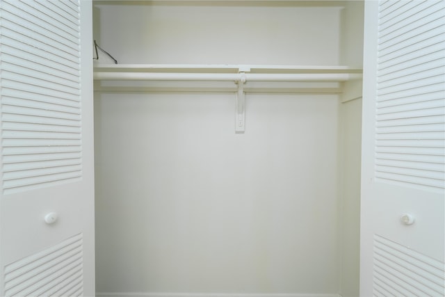 view of closet