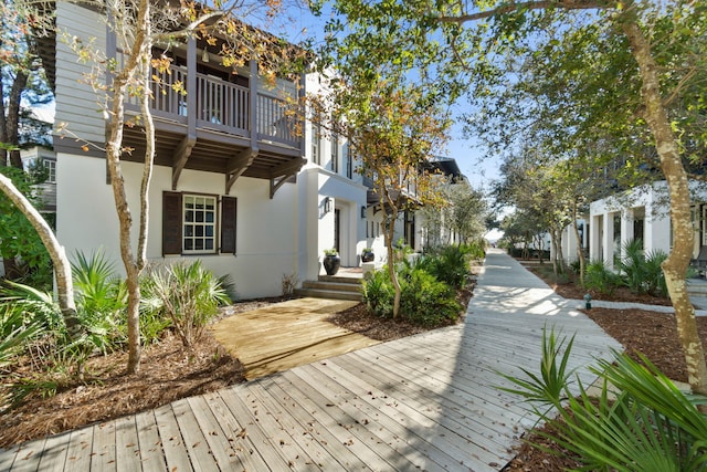 16 S Green Turtle Ln, Inlet Beach, FL 32461 - view of deck