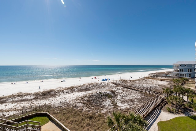 water view featuring a view of the beach