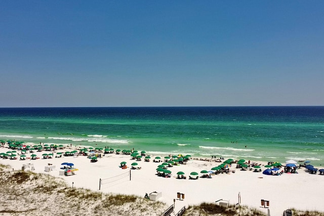 water view featuring a view of the beach