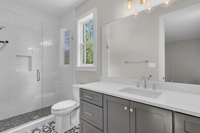 112 S Magnolia Beach Way, Santa Rosa Beach, FL 32459 - full bath featuring toilet, a stall shower, and vanity