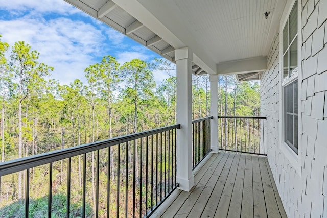 view of deck