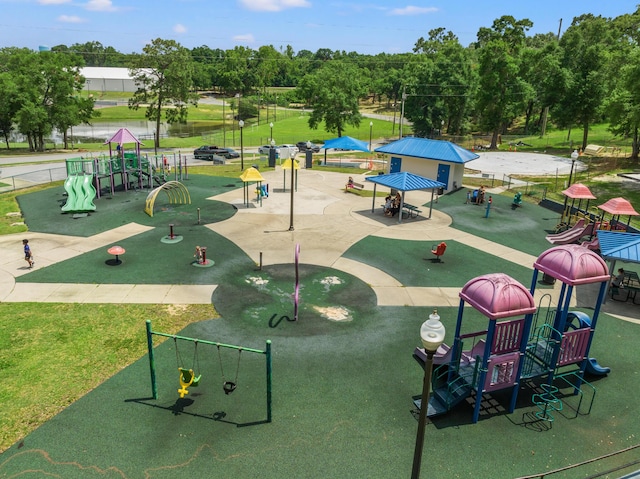 surrounding community with a playground