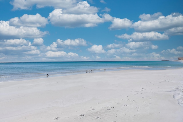 water view with a beach view