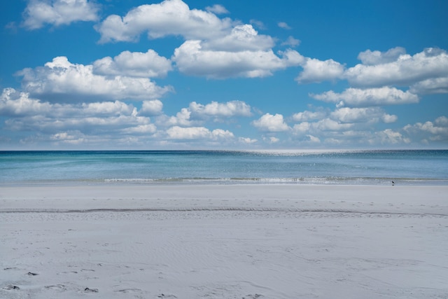 property view of water with a view of the beach