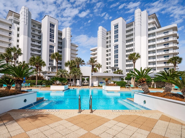 community pool featuring a patio