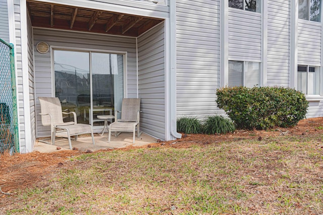 exterior space featuring a patio area