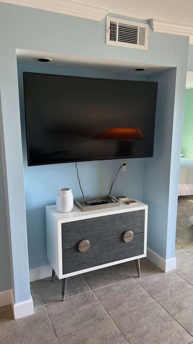 room details featuring light tile flooring