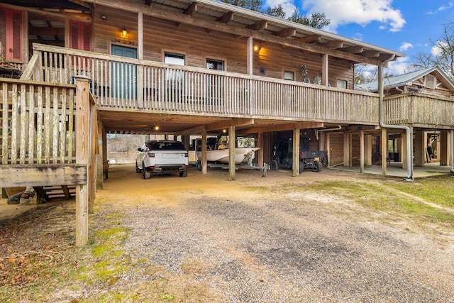 view of rear view of property