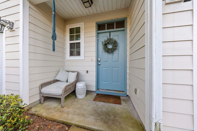 view of entrance to property