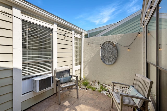 view of patio / terrace featuring cooling unit