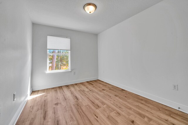 empty room featuring light hardwood / wood-style flooring