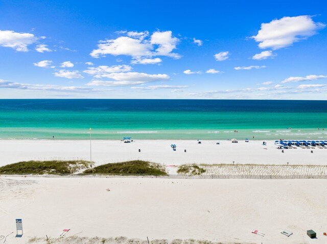 water view with a beach view