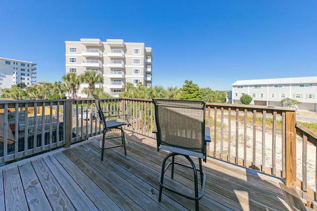 view of deck