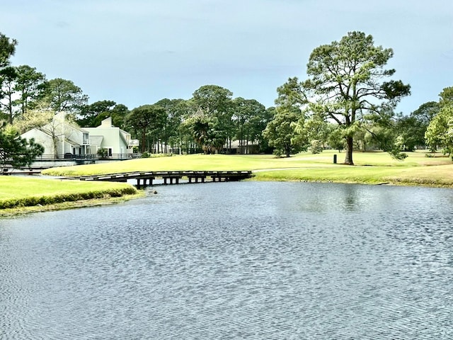 view of water feature