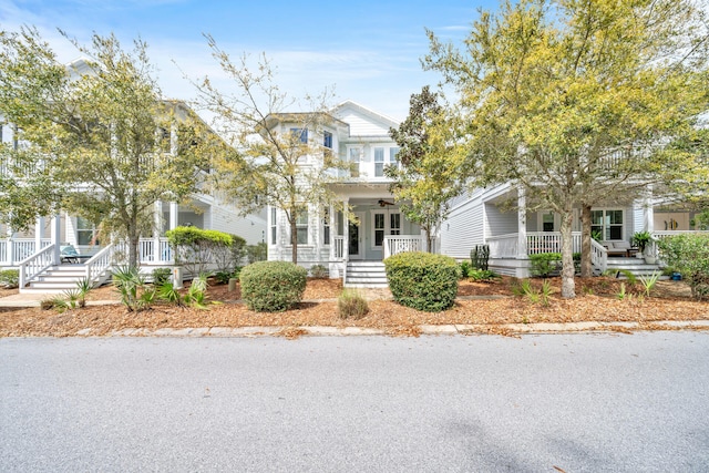 view of front of house featuring a porch