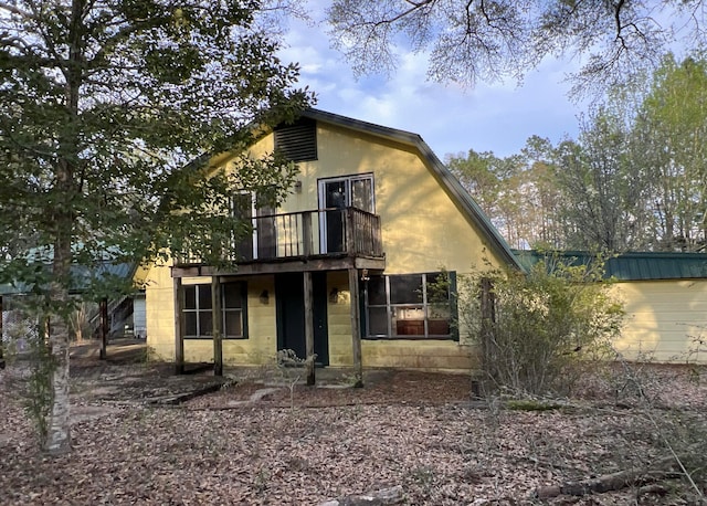 view of rear view of property