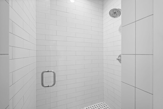 bathroom featuring walk in shower