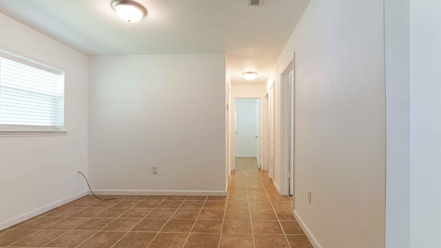 interior space featuring tile floors