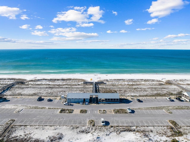 water view featuring a beach view