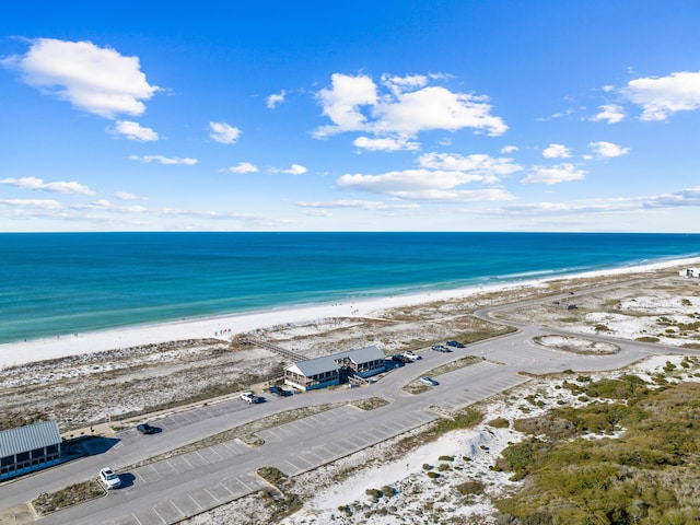 property view of water with a view of the beach