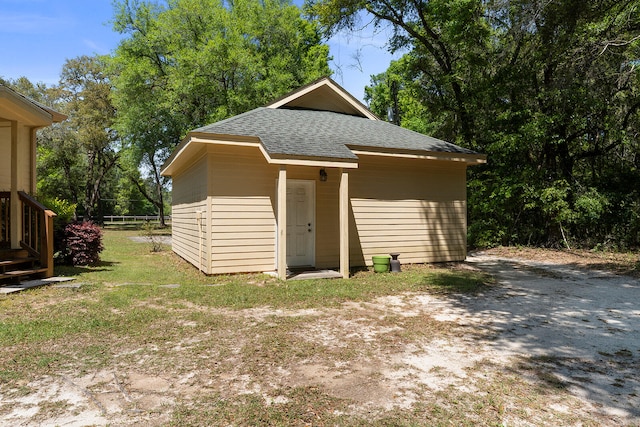 view of shed / structure