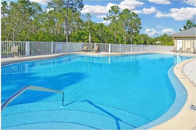 view of pool