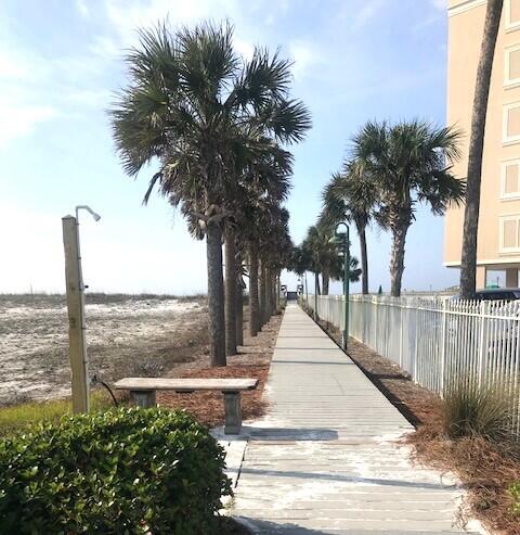 surrounding community featuring fence