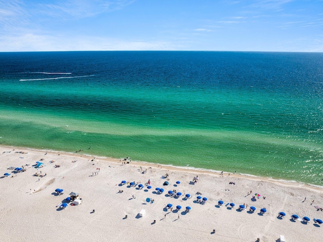 water view with a beach view