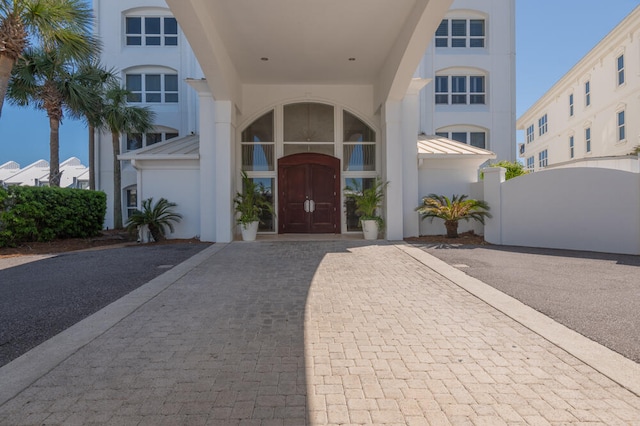 view of entrance to property