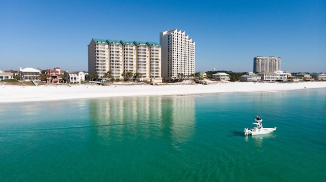 water view with a beach view