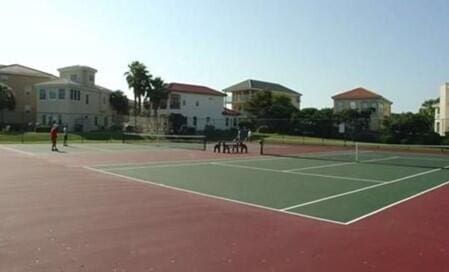 view of tennis court