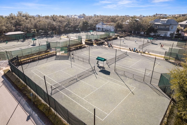 view of sport court