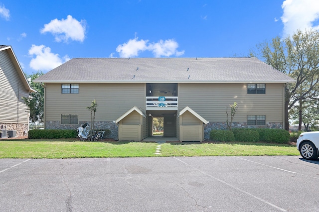 view of property with central AC unit