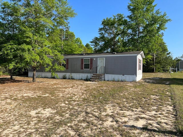 view of manufactured / mobile home