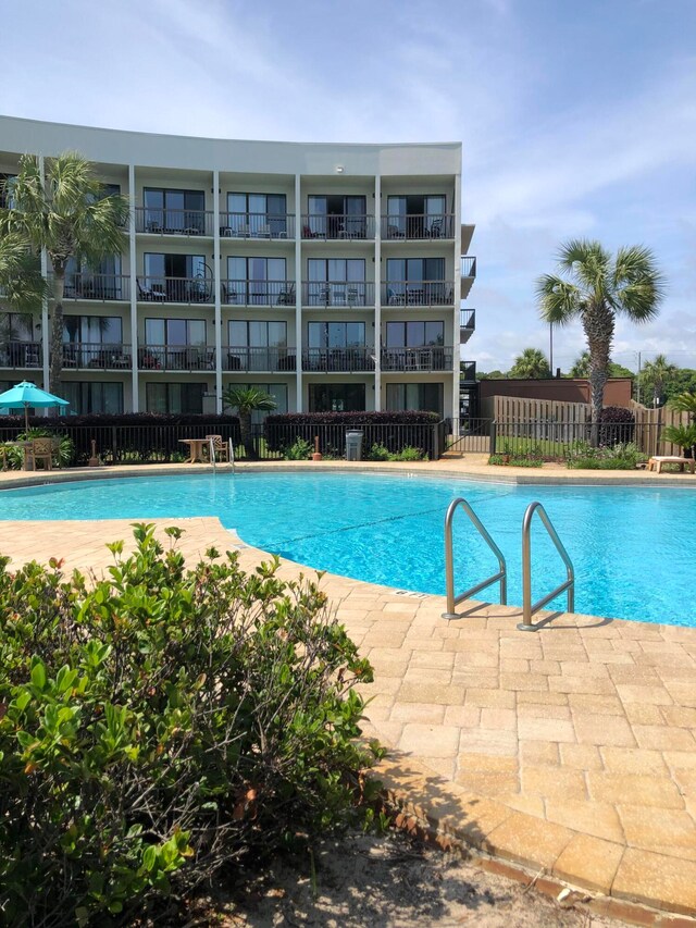 view of pool