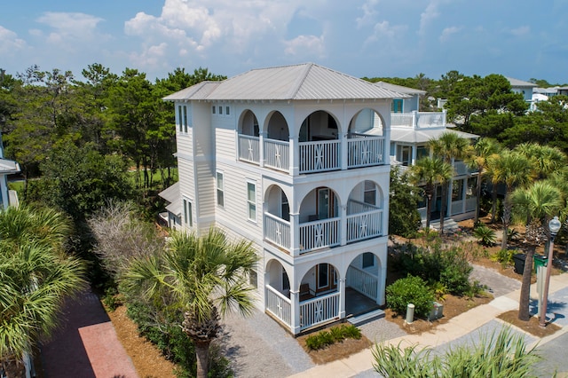 exterior space with a balcony