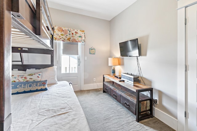 bedroom featuring carpet floors