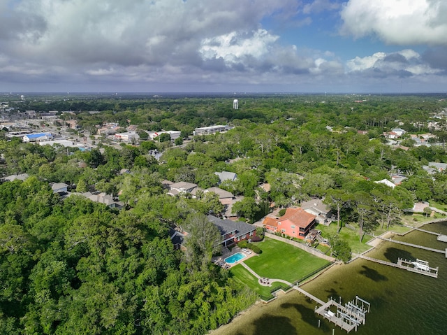 view of aerial view