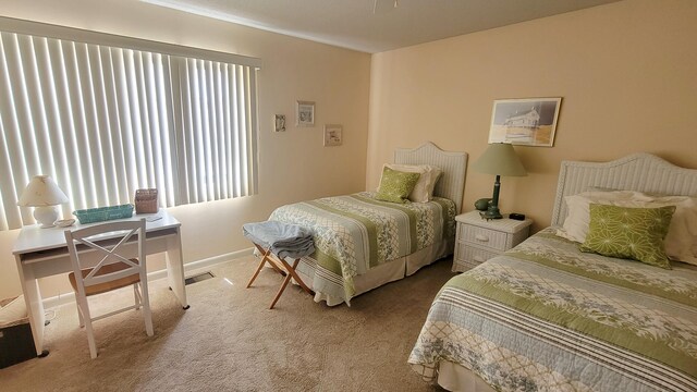 bedroom with carpet flooring