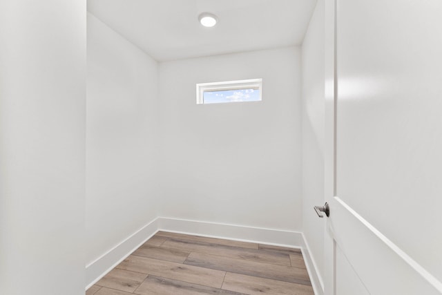 interior space featuring wood-type flooring