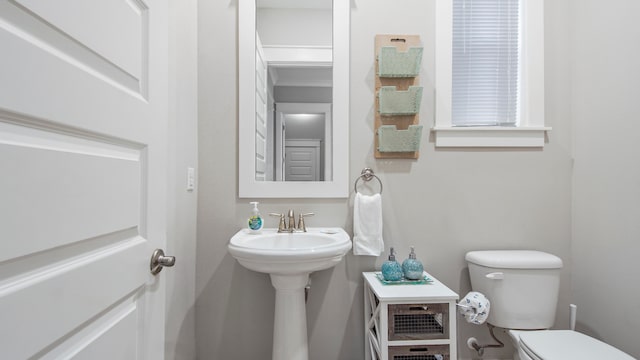 bathroom with toilet