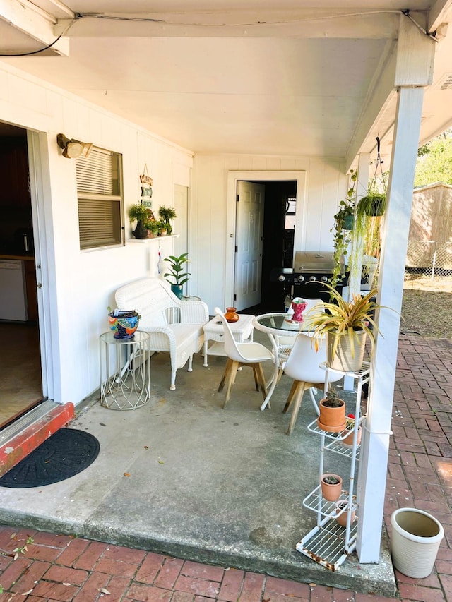 view of patio