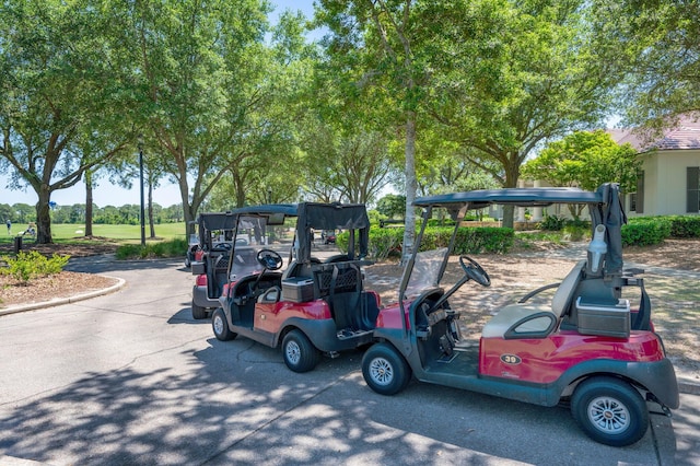 view of parking / parking lot