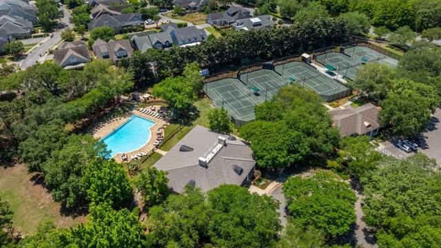 view of birds eye view of property