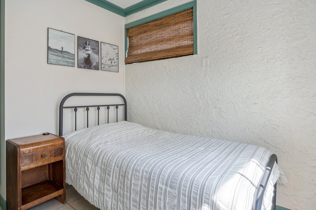 view of tiled bedroom